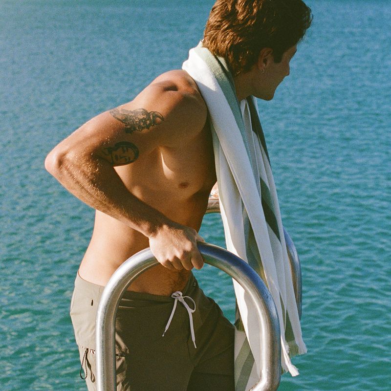 Shallows Beach Towel Sage