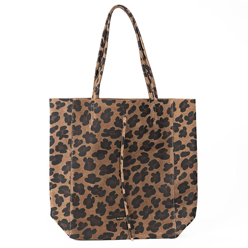 Large Tote Leopard