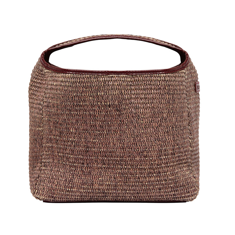 Linton Bag Large Burgundy/Coco Weave