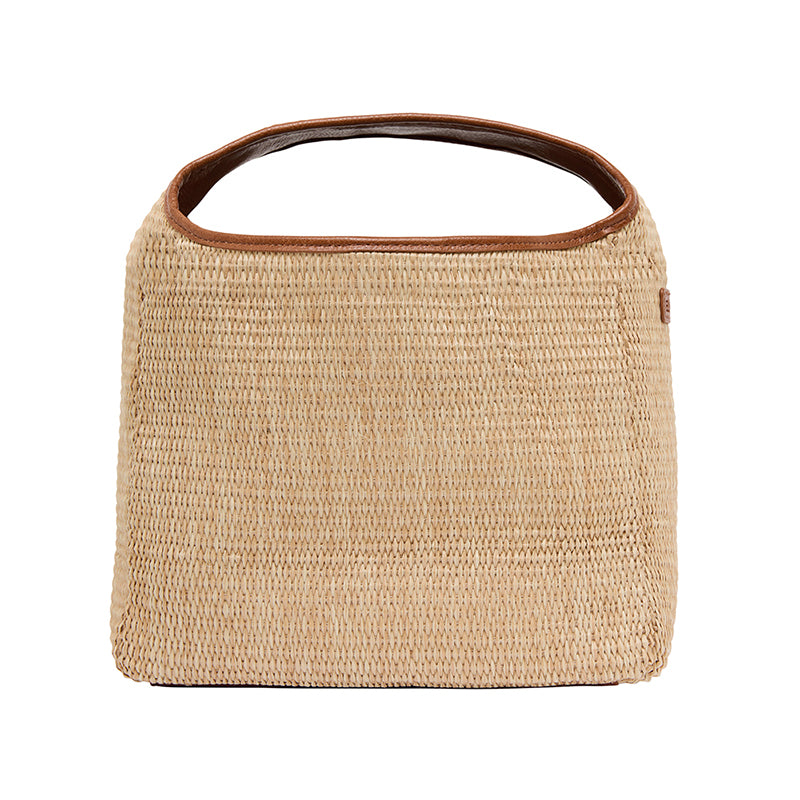 Linton Bag Large Tan/Natural Weave