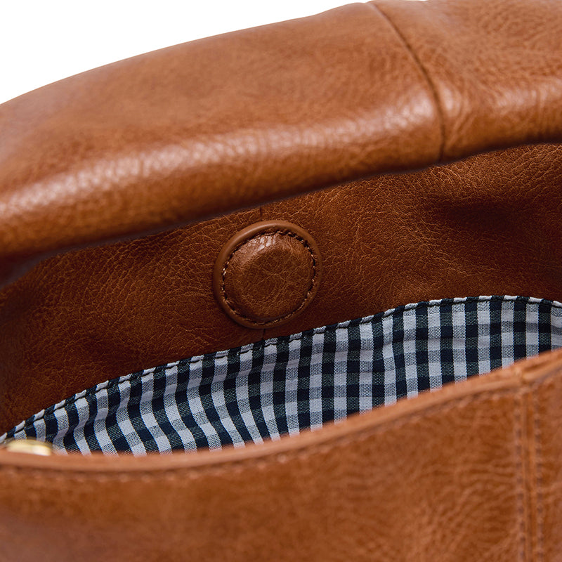 Linton Bag Large Tan Pebble