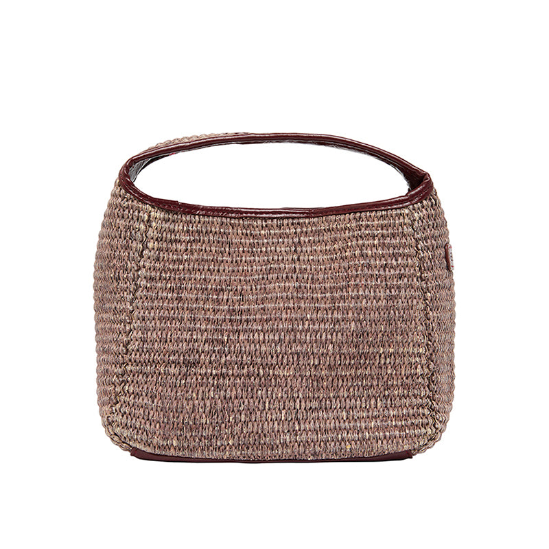 Linton Bag Burgundy/Coco Weave