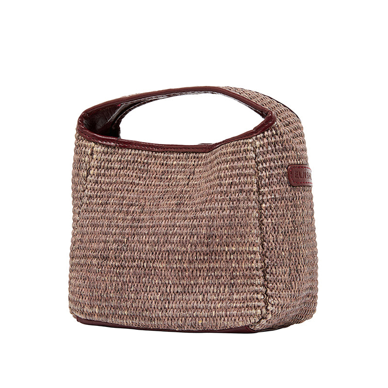 Linton Bag Burgundy/Coco Weave