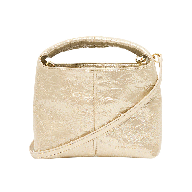Linton Bag Light Gold Crinkle