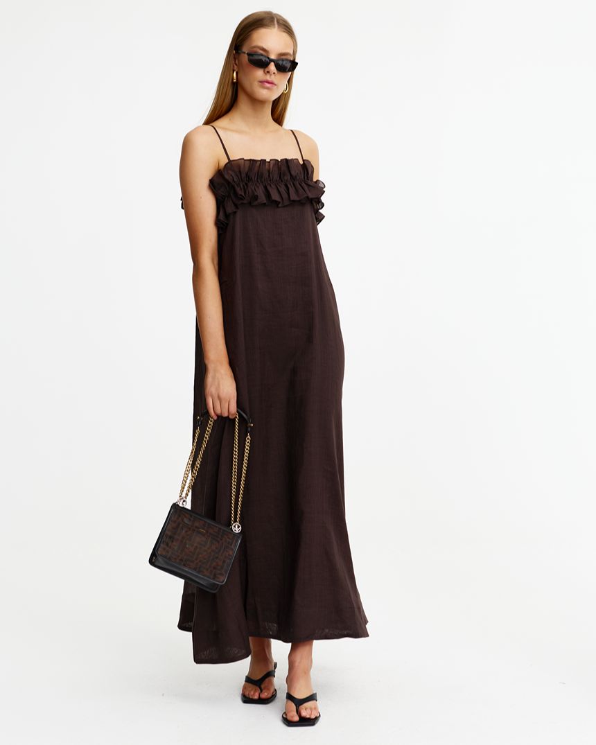 Lola Dress Chocolate