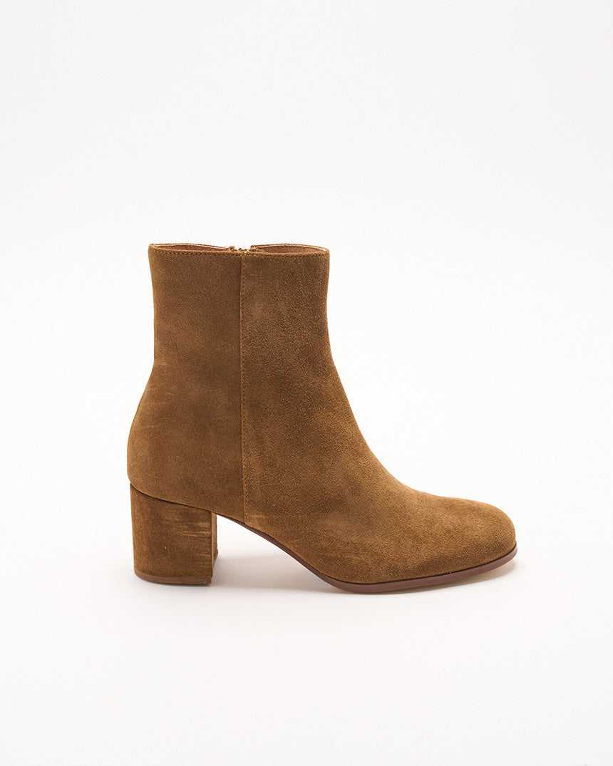 Luna Tan Suede Leather Boot