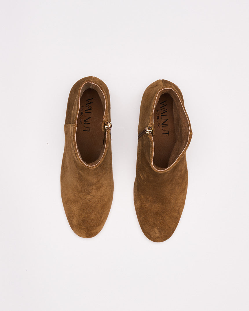 Luna Tan Suede Leather Boot