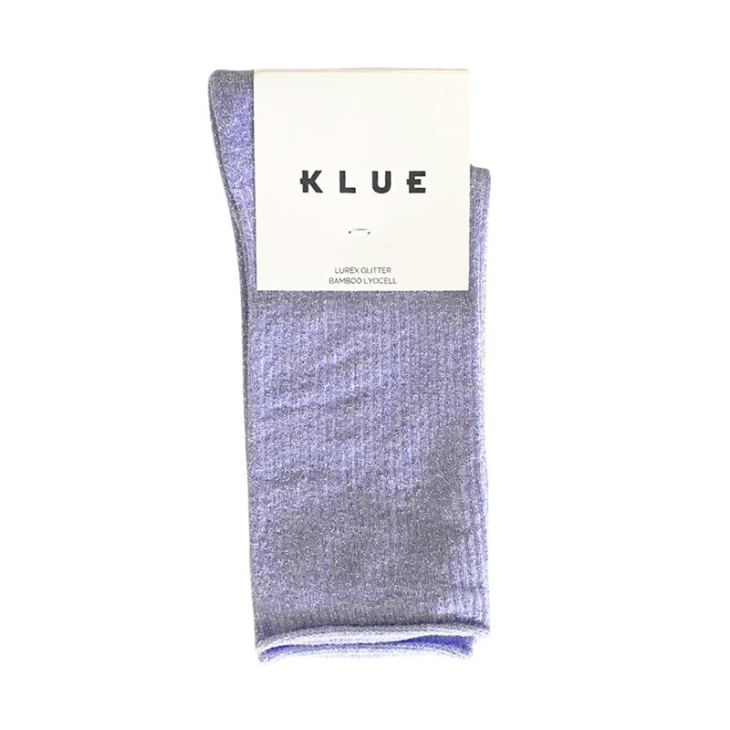 Glitter Lurex Socks Lilac