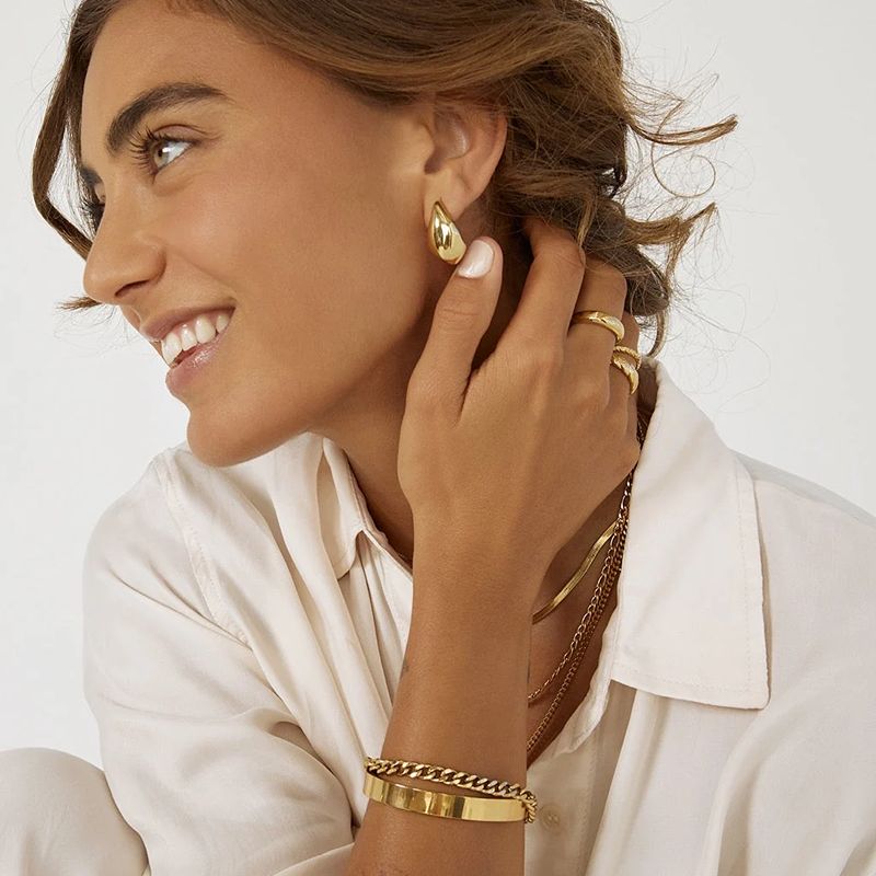 Delphine Gold Earrings