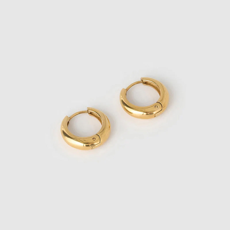 Max Gold Hoop Earrings Grande