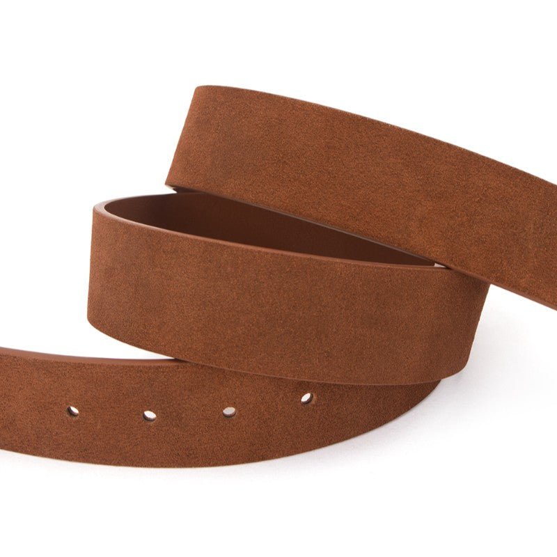 Maddie Belt Tan Suede