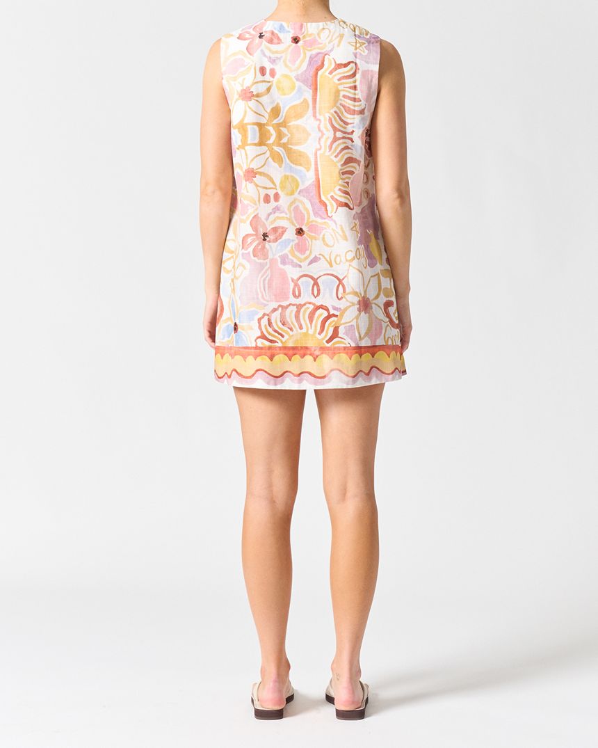 Maldives On Vacay Dress Blue