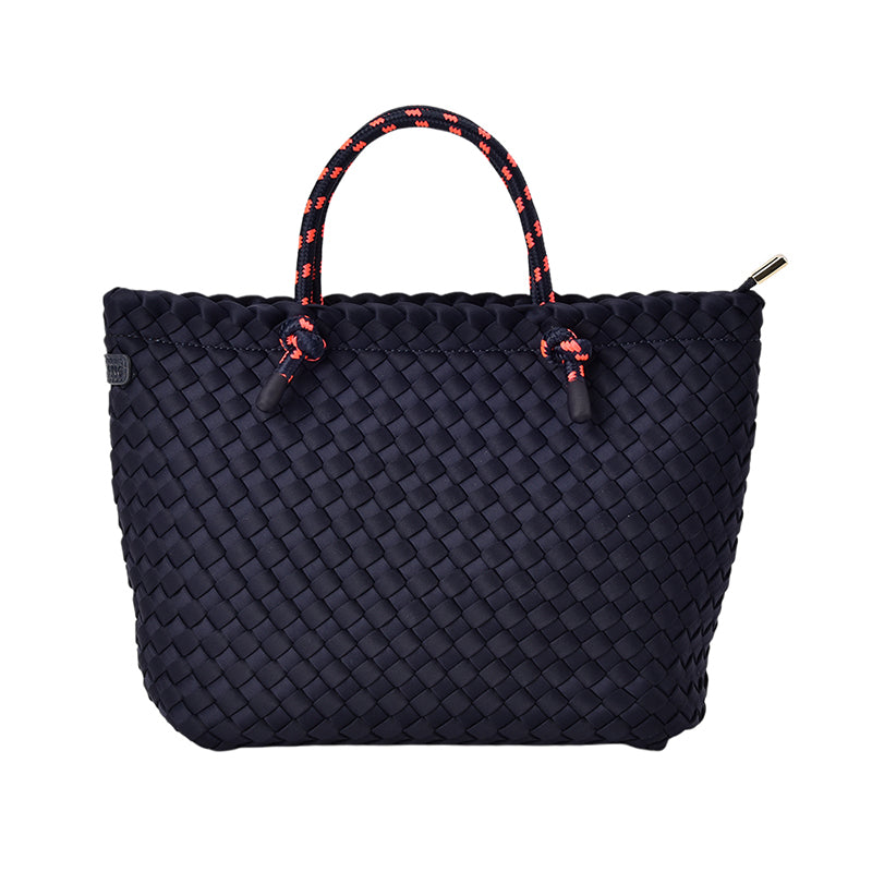 Michigan Tote Navy Neo Plait