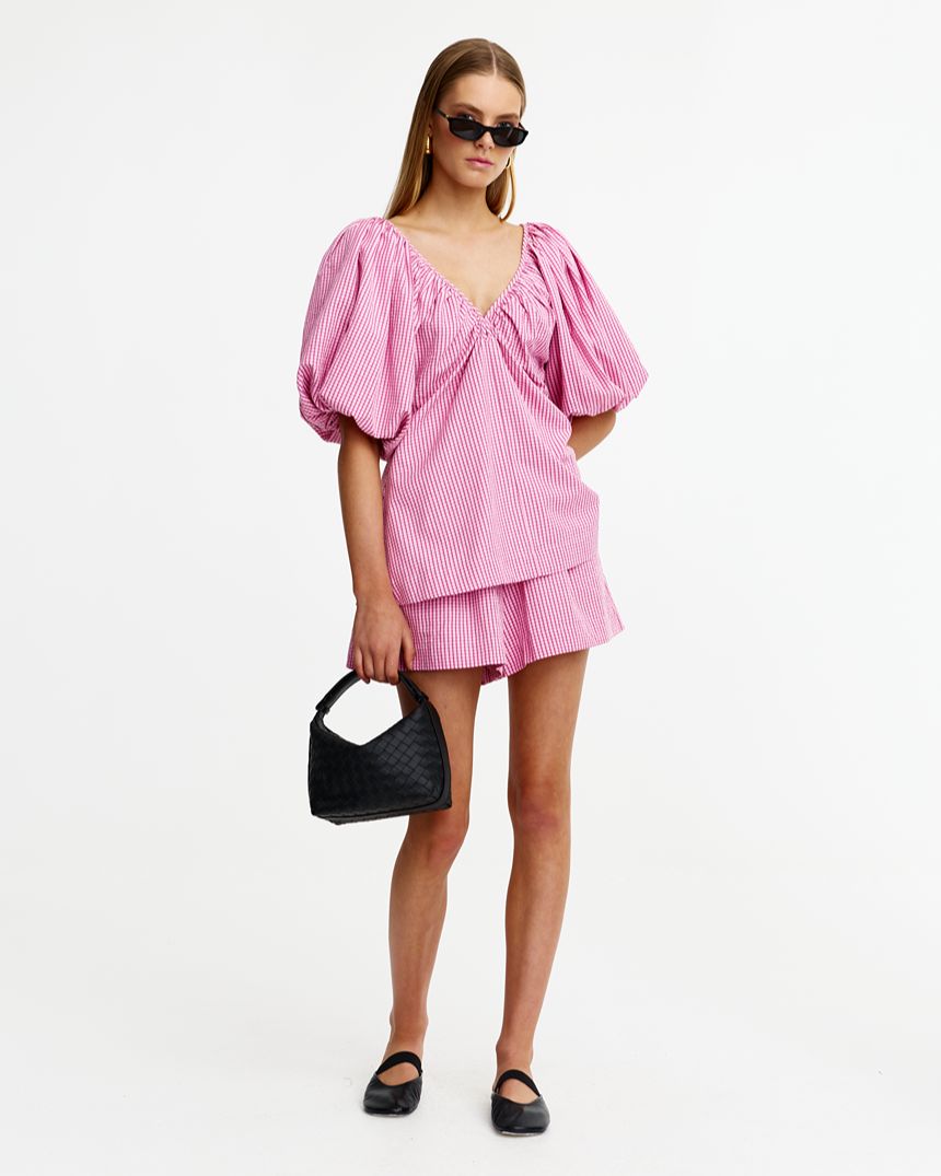 Mimi Top Candy Gingham