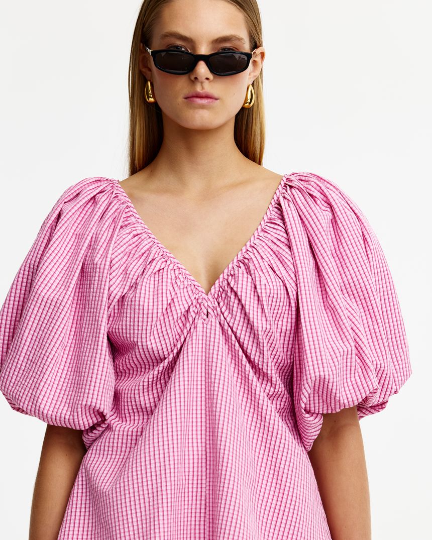 Mimi Top Candy Gingham