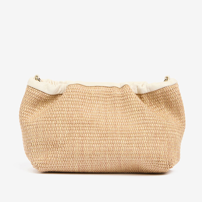Monty Crossbody Bag Natural Weave