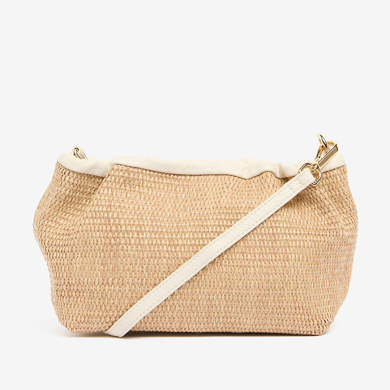 Monty Crossbody Bag Natural Weave