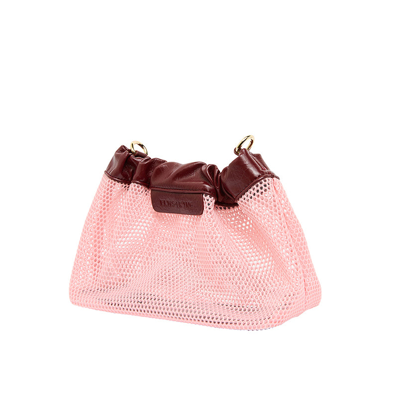 Monty Crossbody Bag Blush Mesh