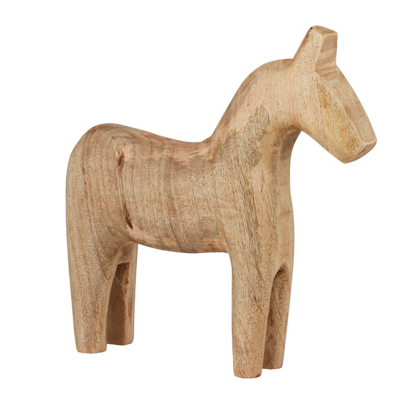 Rancho Wood Horse Sculpture Large