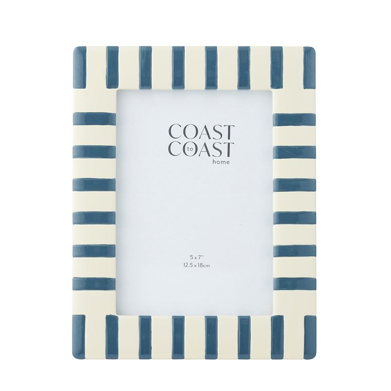 Kerr Resin Frame Ivory/Navy 5x7"
