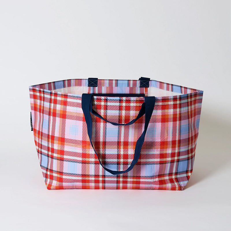 Oversize Tote Tartan