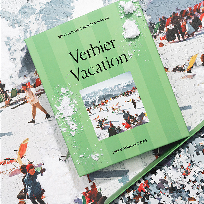 Verbier Vacation Slim Aarons 750 Piece Puzzle