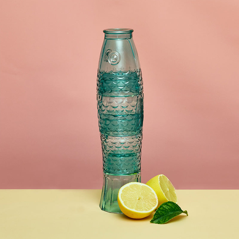 Mare Set of 4 Fish Tumblers Green