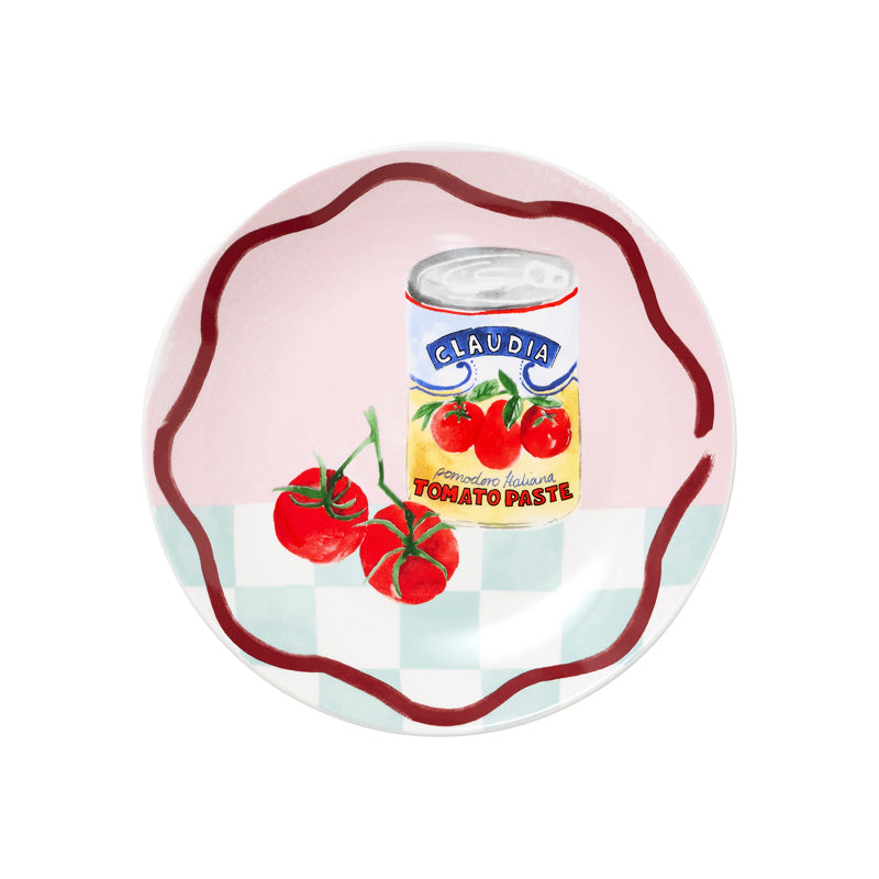 Valentina Side Plate Tomato