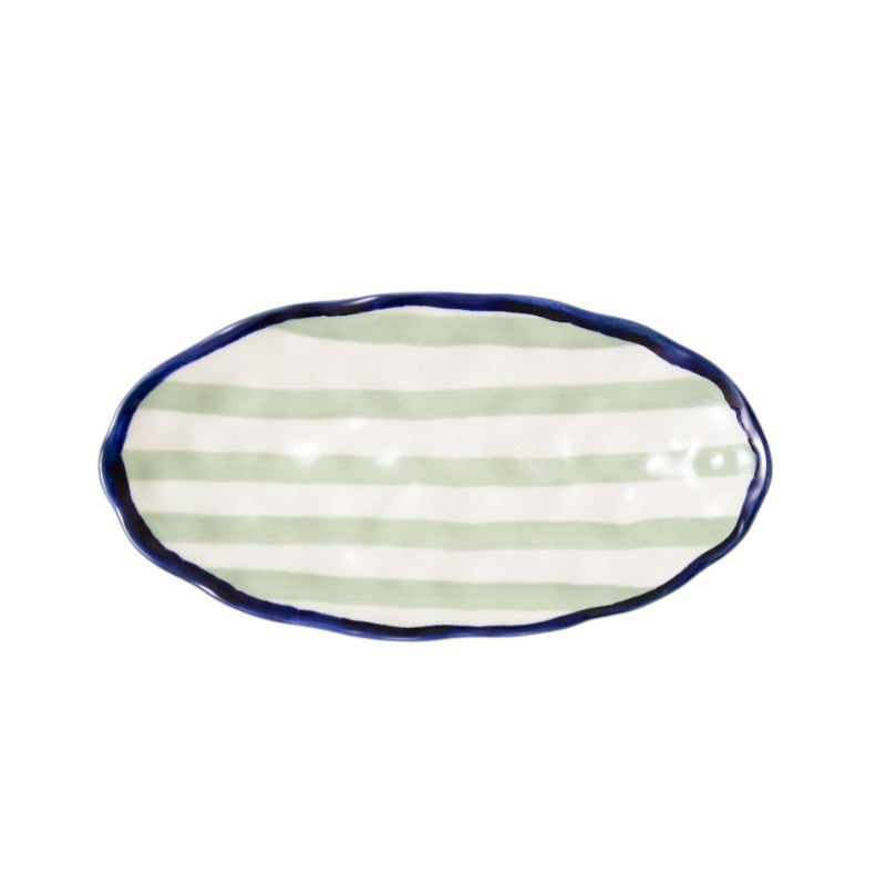 Sable Oval Platter 31cm Sage