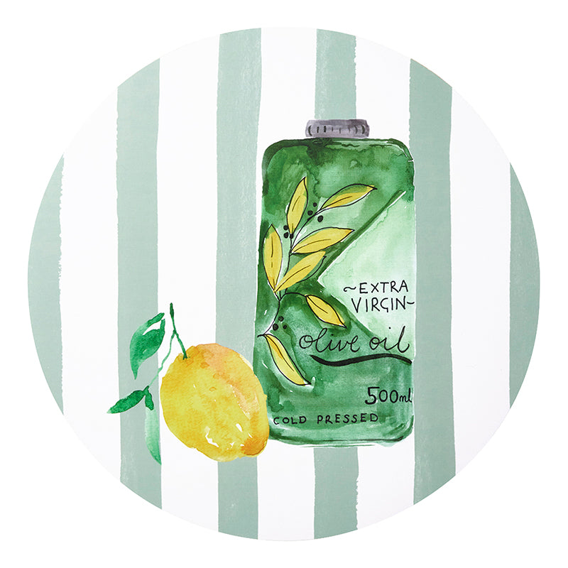 Valentina Set of 4 Round Placemats