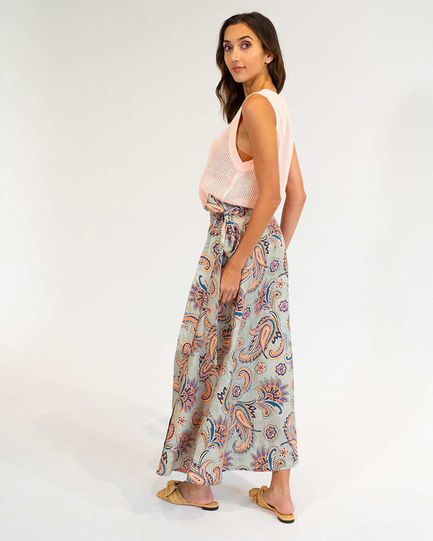 Palm Cove Knit Tank Peach