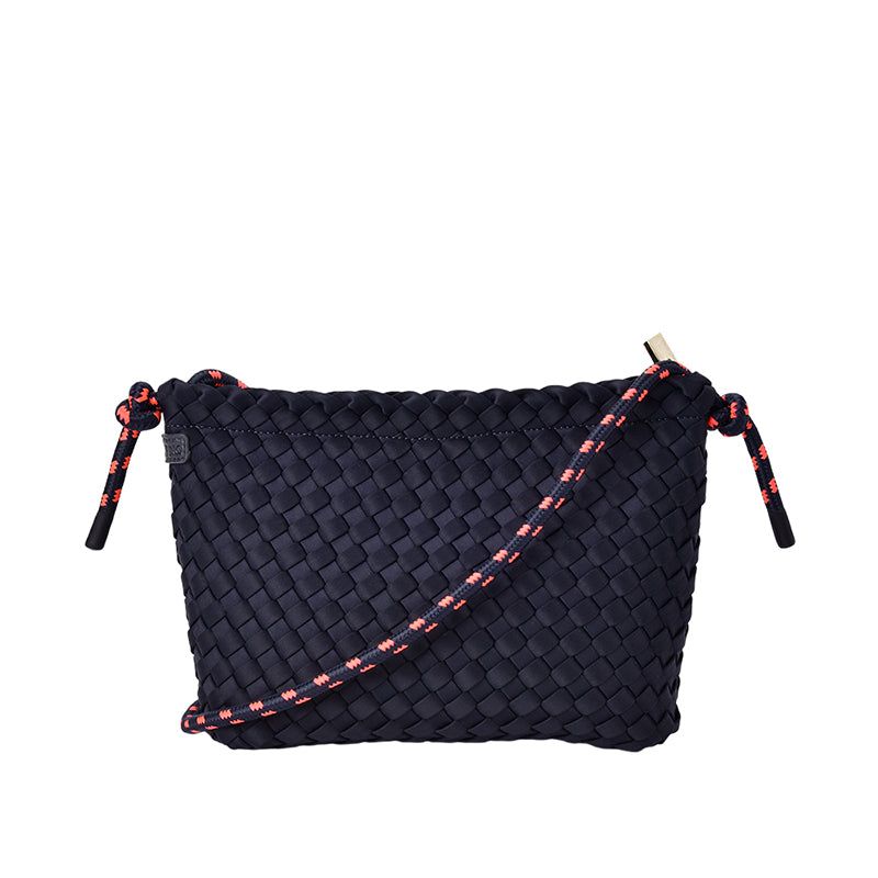 Panama Crossbody Bag Navy Neo Plait