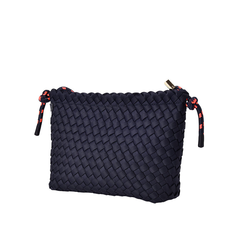 Panama Crossbody Bag Navy Neo Plait