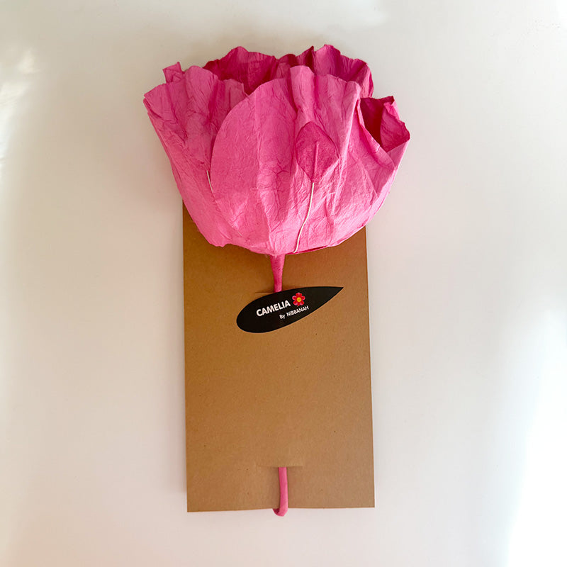 Camelia Paper Flower Soft Pink