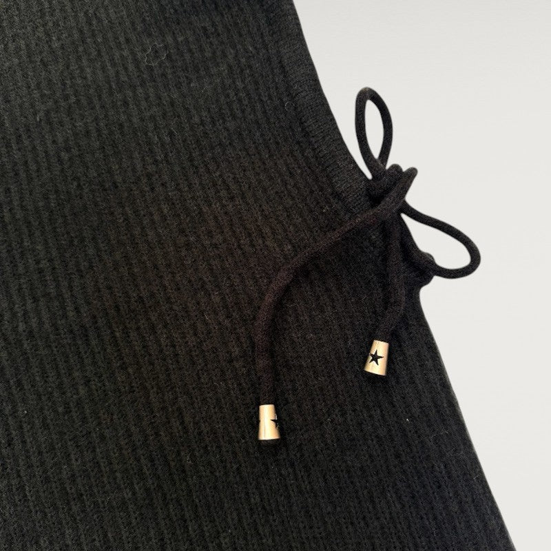 Cagoule Knit Hood Black