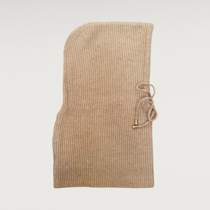 Cagoule Knit Hood Camel