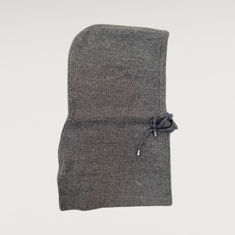 Cagoule Knit Hood Dark Grey