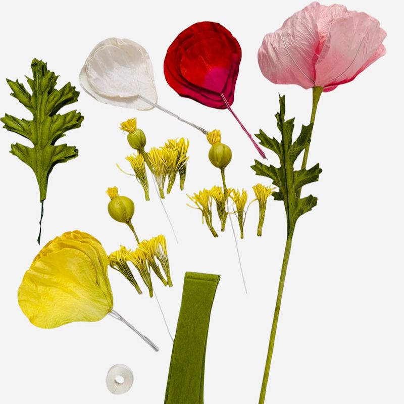 DIY Paper Flower Kit Poppies