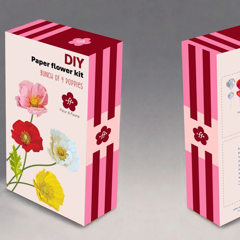 DIY Paper Flower Kit Poppies