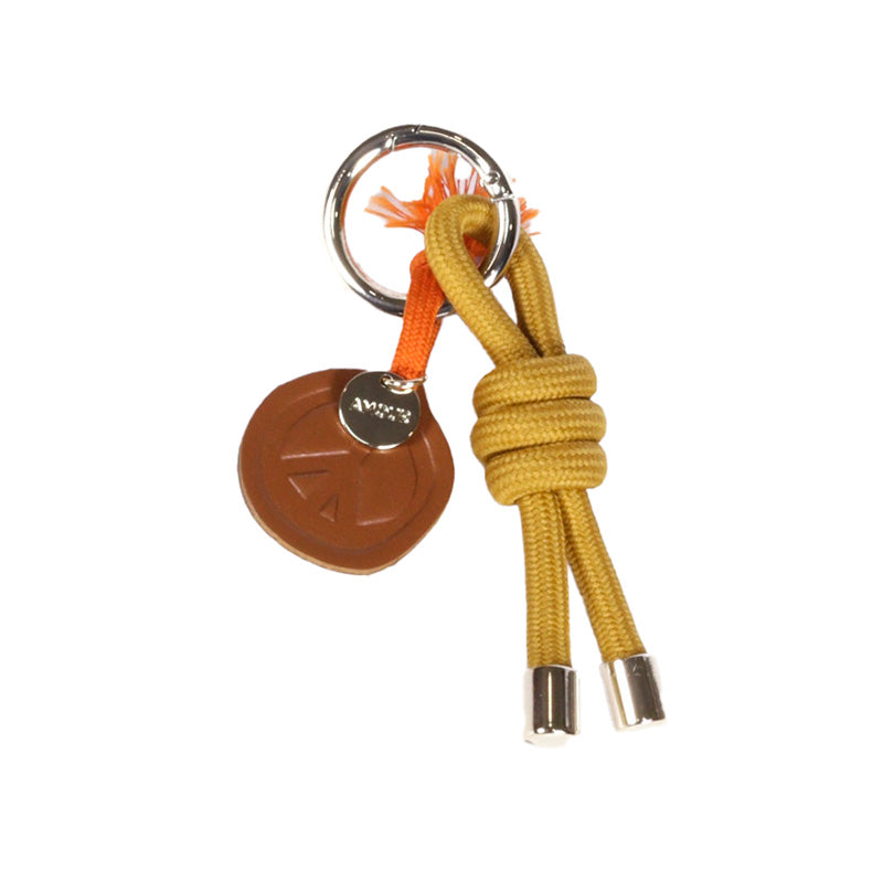Rope Knot Key Ring Mustard