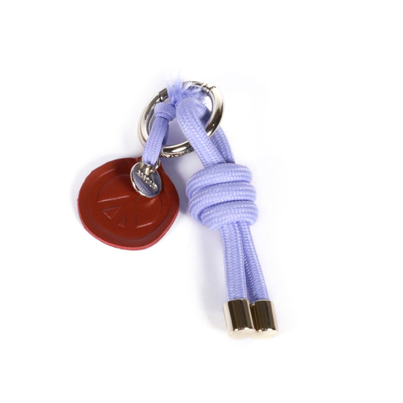 Rope Knot Key Ring Dusty Blue