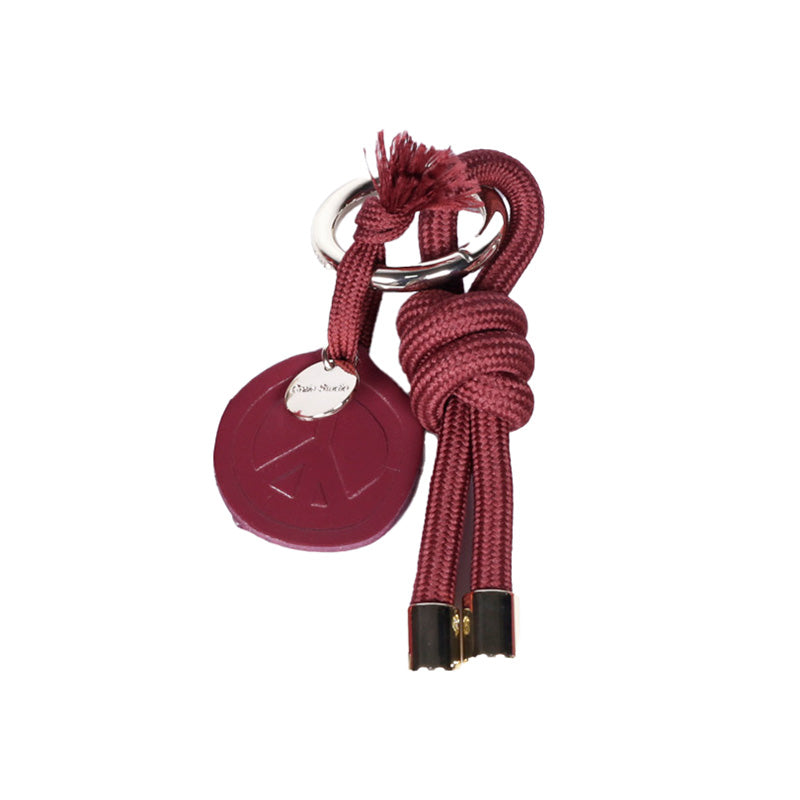 Rope Knot Key Ring Uni Magenta