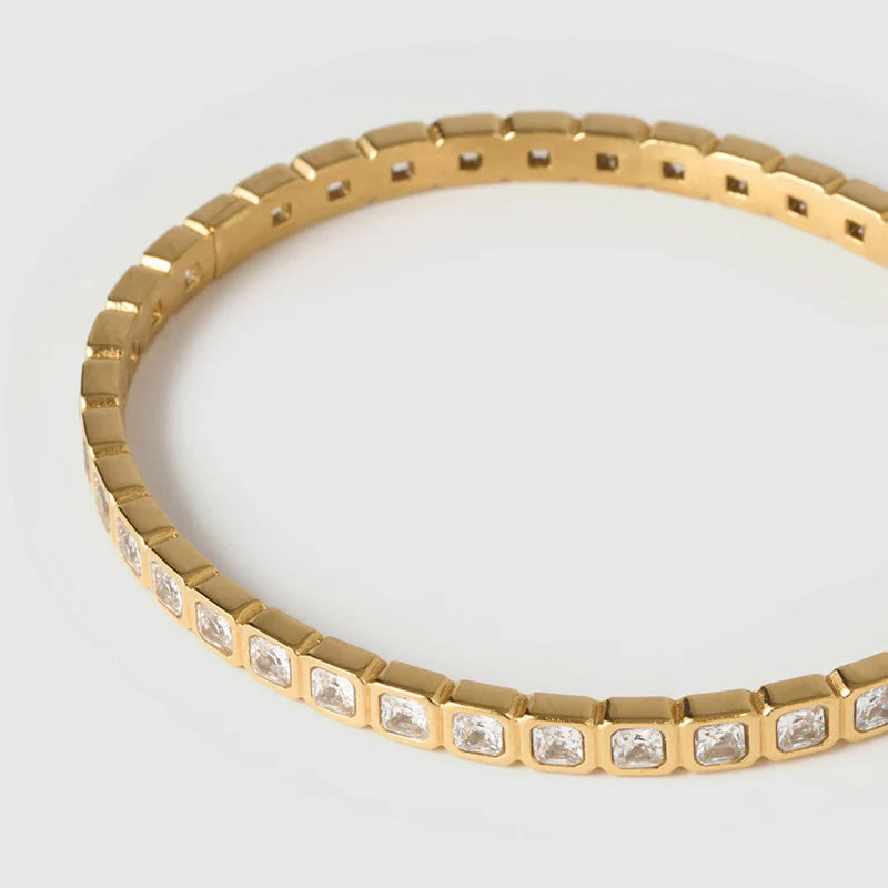 Quinn Gold Bracelet Stone