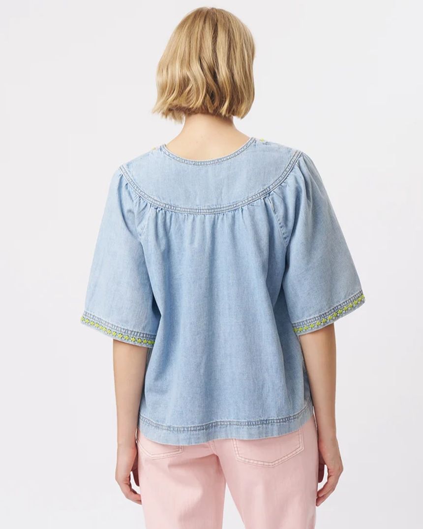 Renee Top Sky Blue