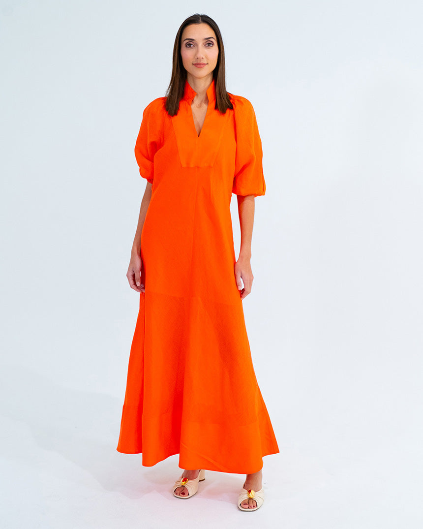 River Dress Tangerine
