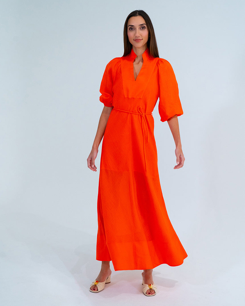 River Dress Tangerine