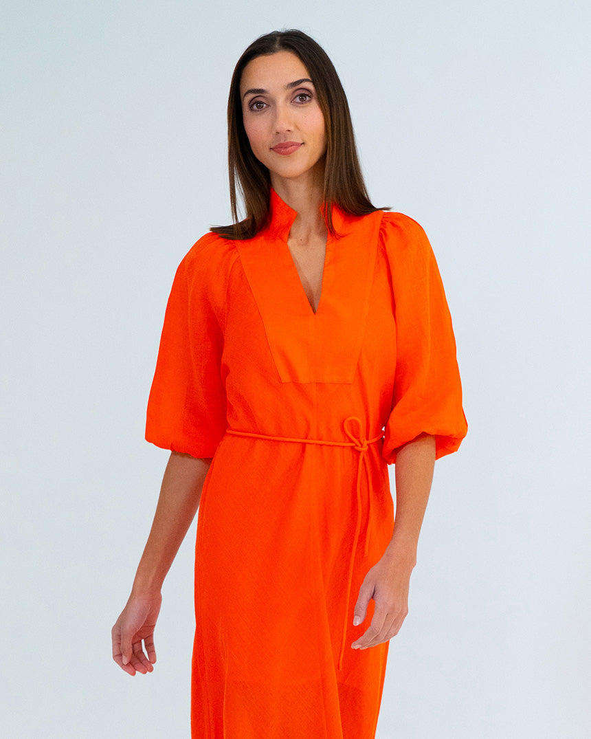 River Dress Tangerine