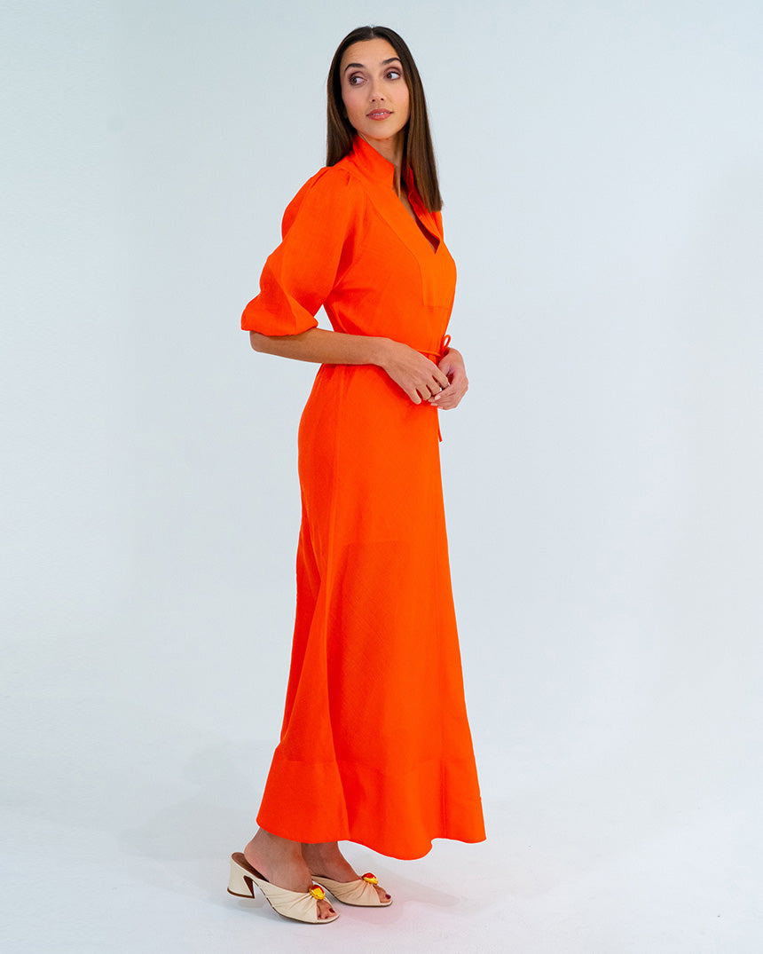 River Dress Tangerine