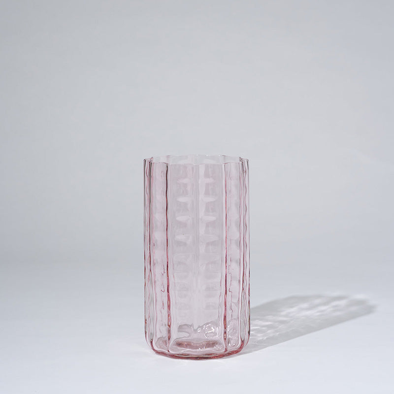 Jelly Glass Vase Pink Medium