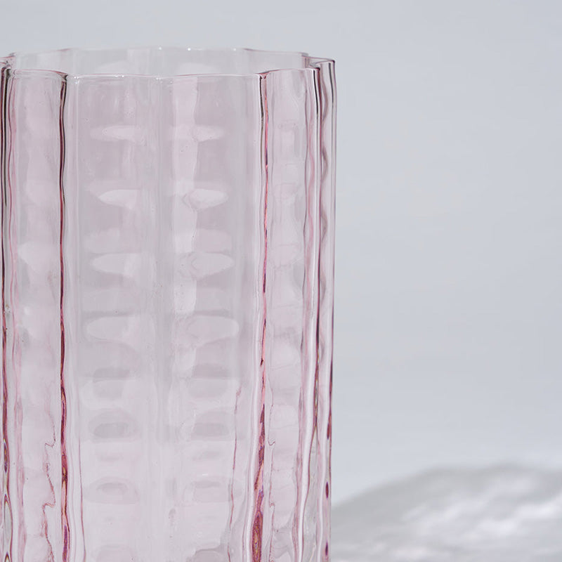 Jelly Glass Vase Pink Medium